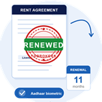 Rent Agreement Renewal Link